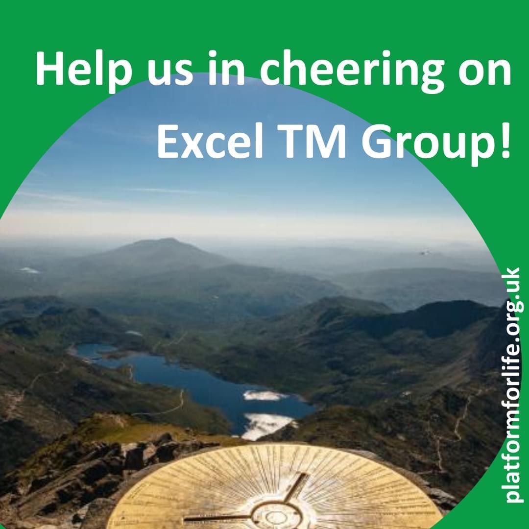 📣 Superstar Team 💚👇

@exceltmgroup are lacing up their hiking boots and heading up Mount Snowdon in June for Platform for Life💚

Help us to cheer them on, their JustGiving page is here 👉 buff.ly/4bksDQJ 

#CorporateSocialResponsibility #ChestersMentalHealthCharity