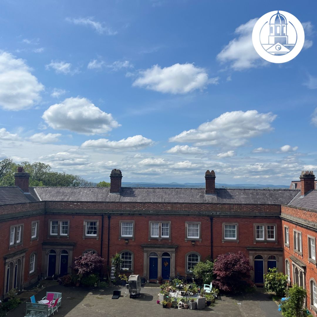Beautiful May Day in Chester today overlooking our almshouses! #mayday #mayday2024 #chester #bluecoat #charity #almshouse #england #nofilter #nofilterneeded