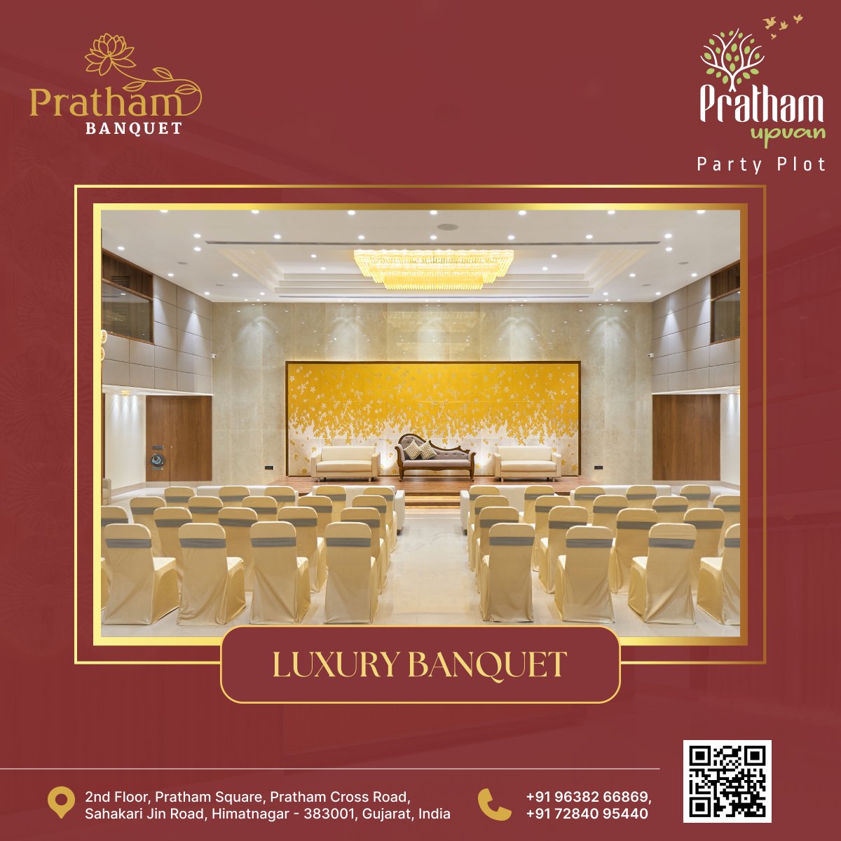 LUXURY BANQUET

#Pratham #Banquet  #Himmatnagar #appetizer #mocktail #indianfood #punjabifood #mexicanfood #italianfood #birthday #kids #kitty #party #celebration #ringceremony  #wedding #reception #anniversary #babyshower