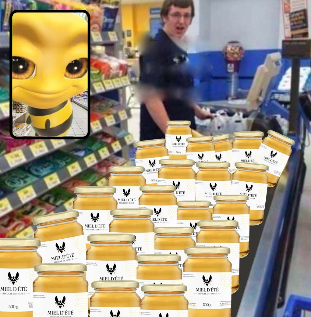 Hi my bees, 
3 emojis to say what you're doing today 🍯🛒🐝