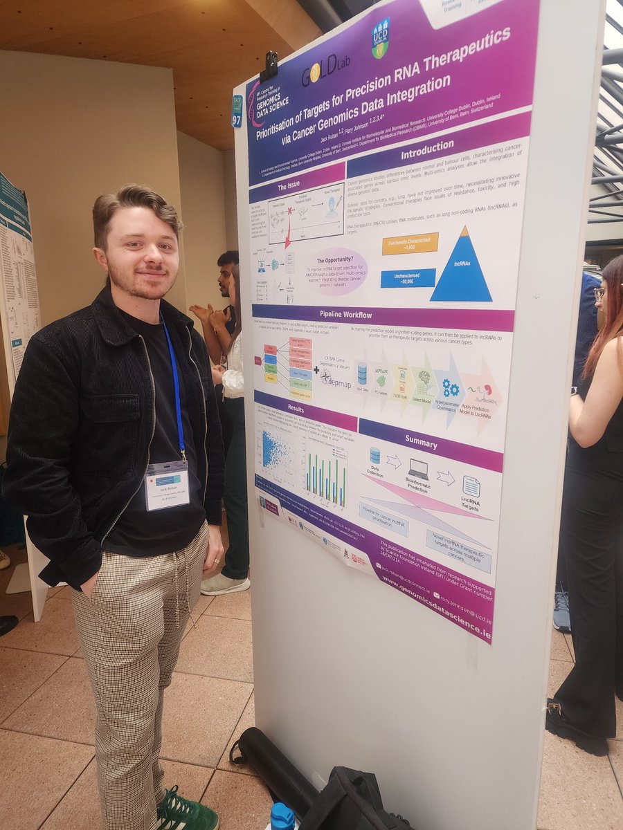 🧑‍🏫Two of our PhD students Bhavya Dhaka and Jack Roban (both pictured) presented their work at EACR Cancer Genomics, Multiomics and Computational Biology conference in Bergamo, Italy (@EACRnews) 👏Well done guys!