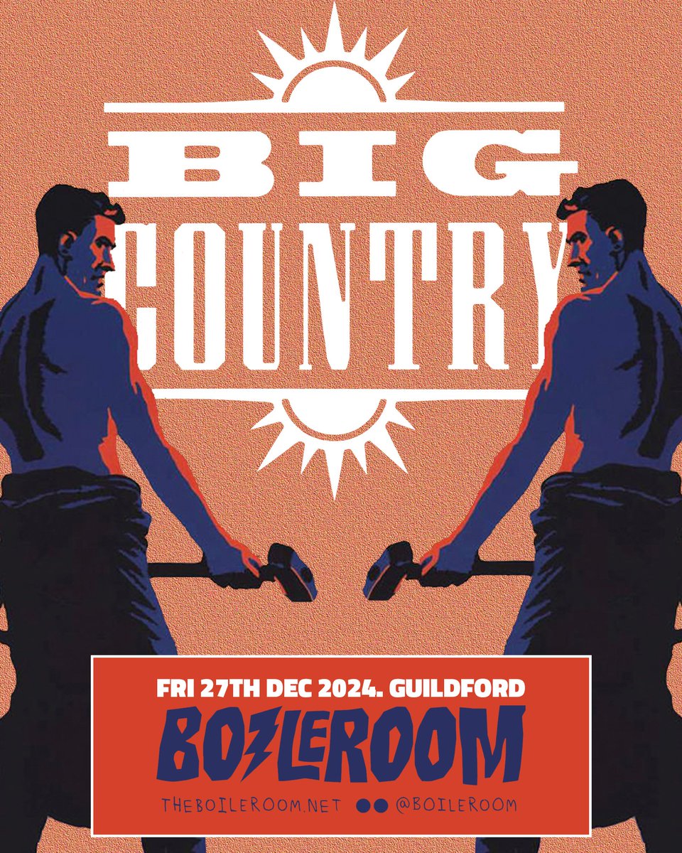 ++NEW SHOW++ @BigCountryUK are coming to Guildford this December - Tickets on sale this Friday at 10am!