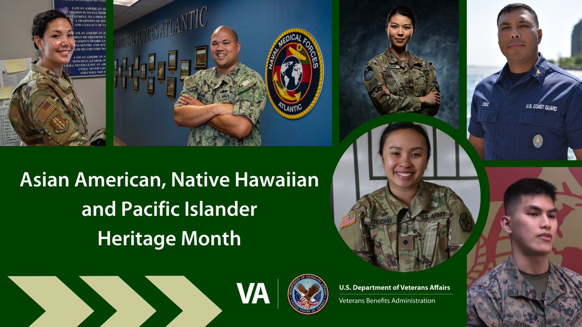 #DYK that Asian Americans, Native Hawaiians, and Pacific Islanders are the fastest growing racial group in the United States? 2.5% of the Asian alone- or in-combination population in 2022 were Veterans. We honor and recognize them for their service & sharing their heritage.