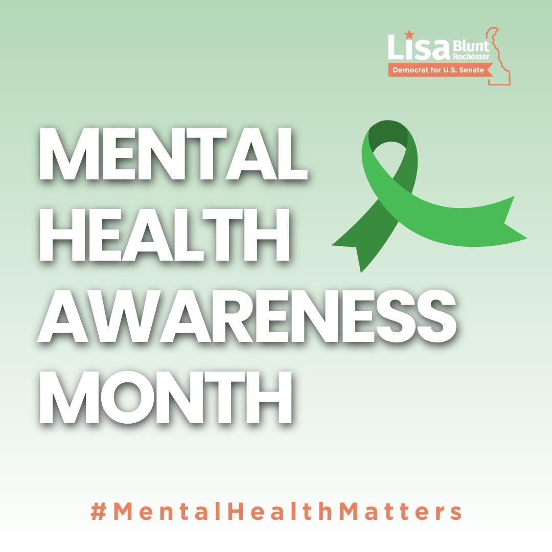 Today, 1 in 5 Americans live with a mental health disorder. As we begin #MentalHealthAwarenessMonth, we must continue to erase the stigma around mental health. That means prioritizing mental health in our health care system and making it more accessible for people to get the…
