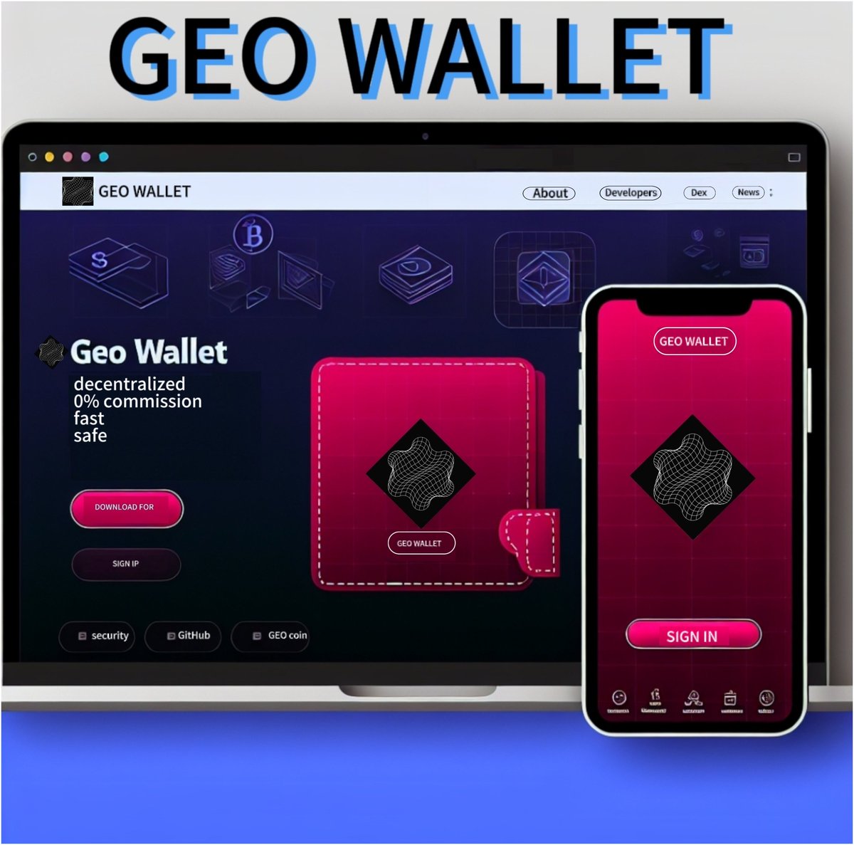📢GEO WALLET💰 is the next product of the GEONETWORK🌍 ecosystem. ✅ 1. completely decentralized ✅ 2. commission 0% ✅3. fast ✅4. safe