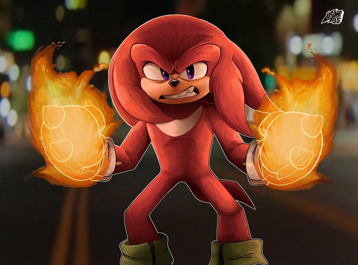 THE FLAMES OF DISASTER! 🔥 #Knuckles