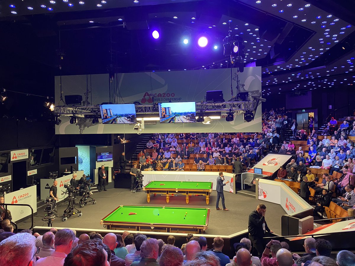 Fifth and final visit to the Crucible this year. #snookerworldchampionship #147 #visitSheffield #Crucible