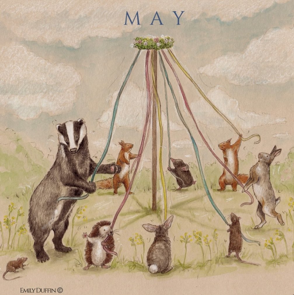 The coziest May Day celebration Art by Emily Duffin