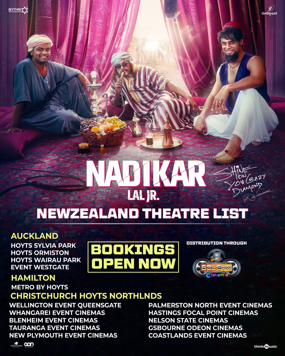 Newzealand Theatre List ... Bookings Open !!!

#Nadikar #ttovino #tovinothomas #laljr #TovinoThomas #tovinothomas #tovino #tovinofansclub #tovinothomasfansclub #nadikarthilakam #soubinsahir #bhavana #glimpseofworldcinema #keralaboxoffice @tovinothomasfansclub