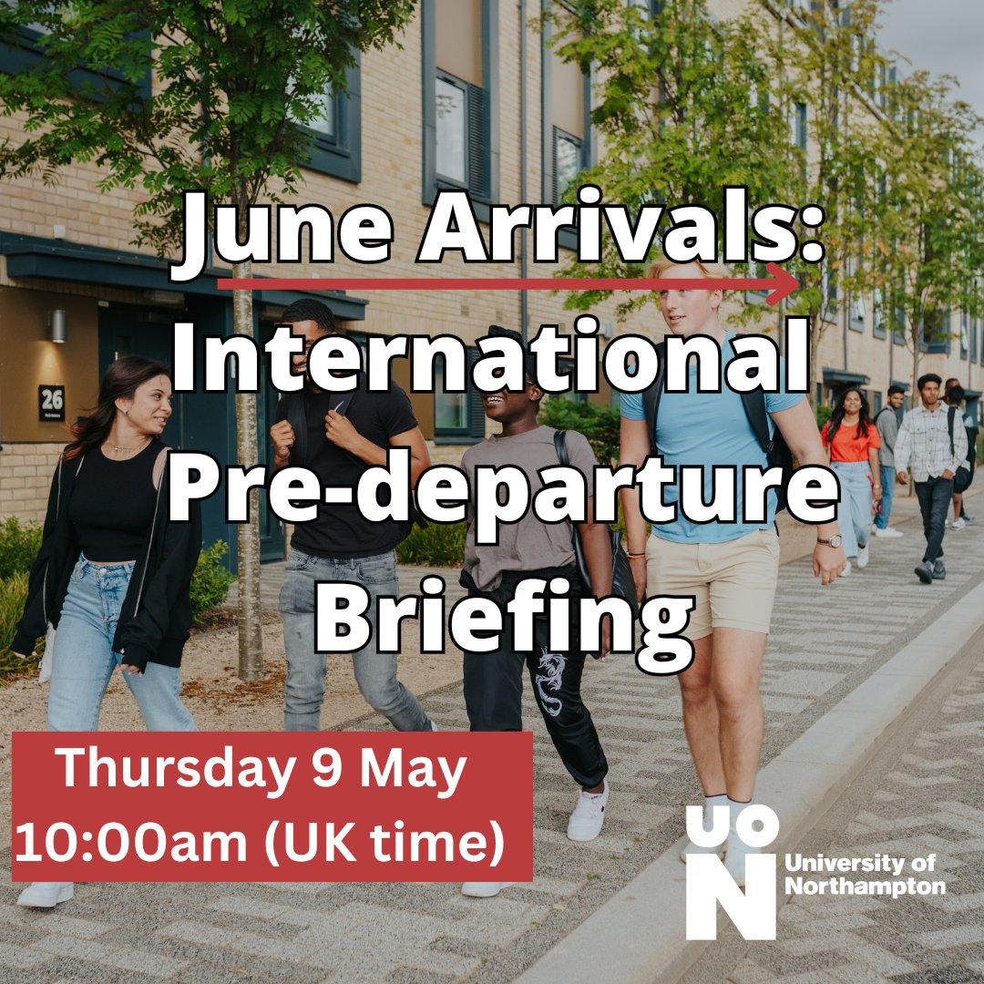 We'll be holding our Pre-departure Briefing for June starters on Thursday 9 May. Find out all you need to know about getting started. We'll be covering CAS issuance, accommodation, enrolment & more. You can also ask questions in our live chats. Sign up👉 tinyurl.com/z2ehkjhx