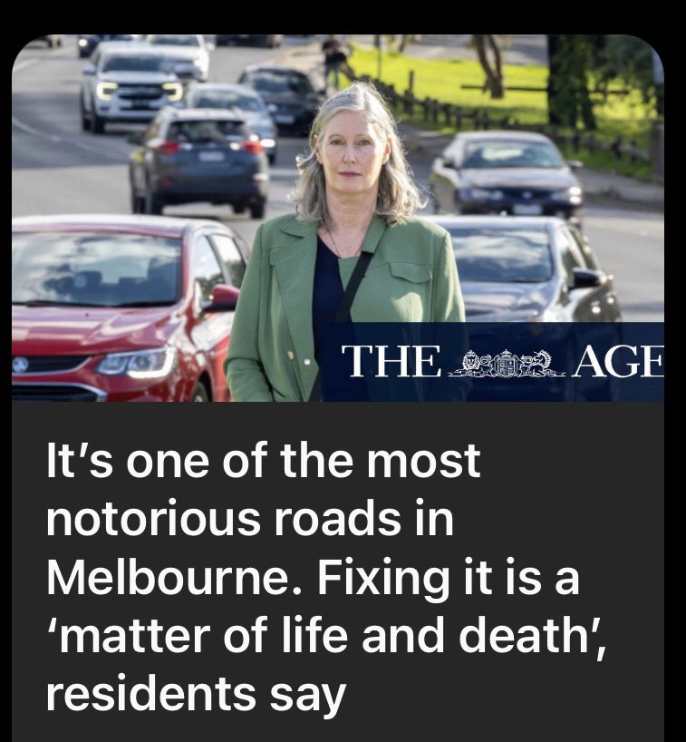 ‘X’ tells it’s my ten year anniversary of being on Twitter 🎉

Also a big day today for our Safer Walking and Riding for Murray Rd (SWARM) campaign @hs4coburg 

Big thanks to @MeljCunningham @theage for her coverage of #MurrayRd danger. 

👉🏼 Age story: theage.com.au/national/victo…