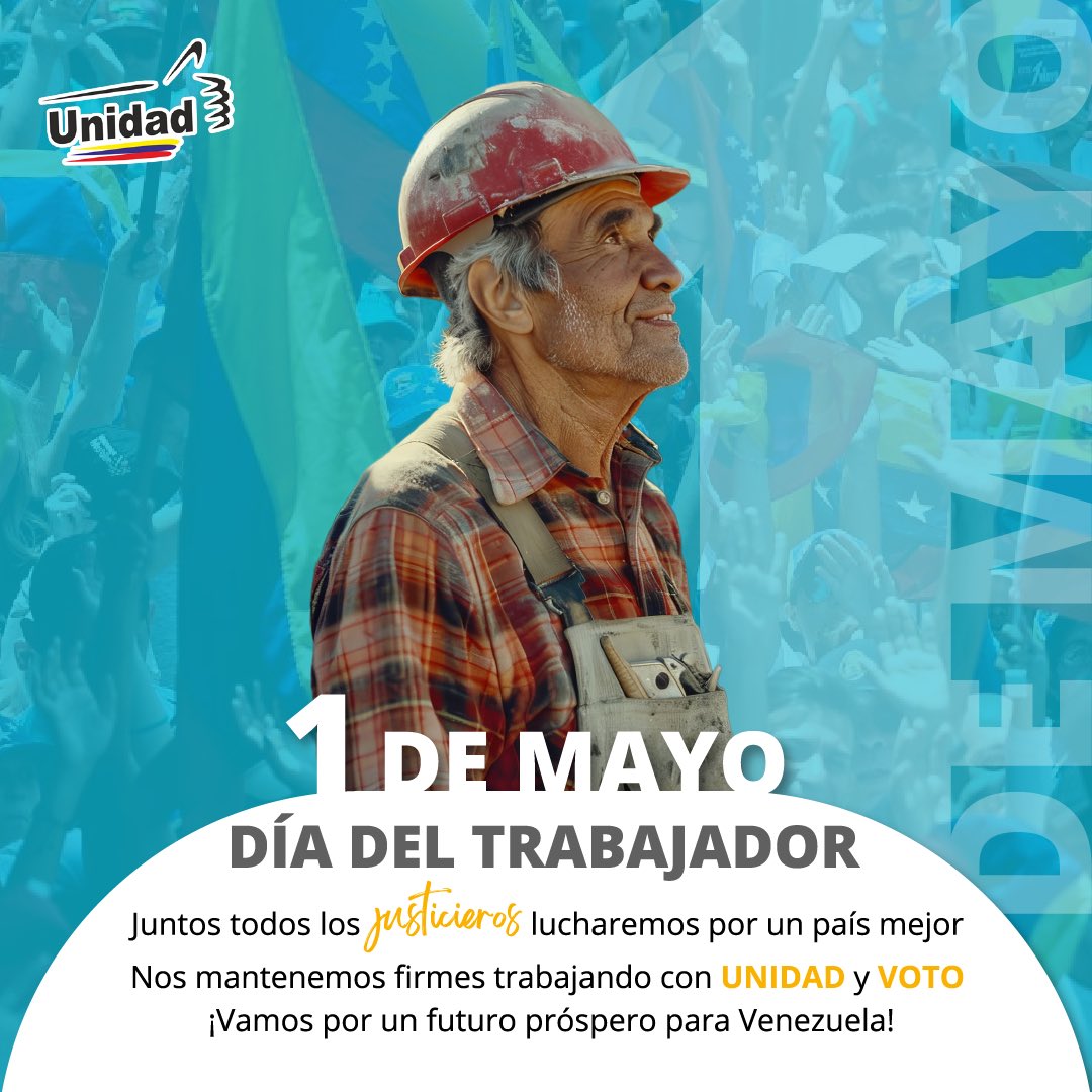 Hoy, Dia del Trabajador, es importante recordar y reconocer el esfuerzo y la dedicación de los trabajadores, jubilados y pensionados de nuestra Venezuela. No deberían tener que renunciar nunca a un derecho fundamental: ¡salarios y pensiones justas! Salimos a las calles con…