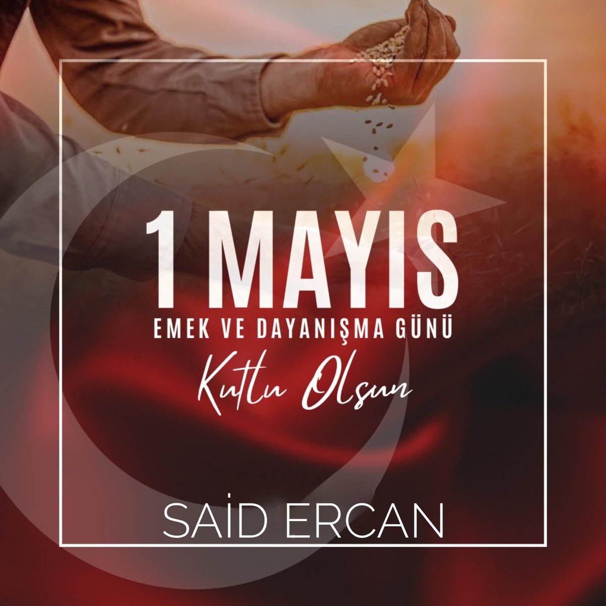 Babası her akşam harç olmuş saçlar ve çatlamış nasırlı ellerle eve gelen biri olarak #1MAYIS ‘ı en iyi anlayanlardan biri benimdir herhalde Bu ülkenin bütün emekçi vatanseverlerine selam olsun.