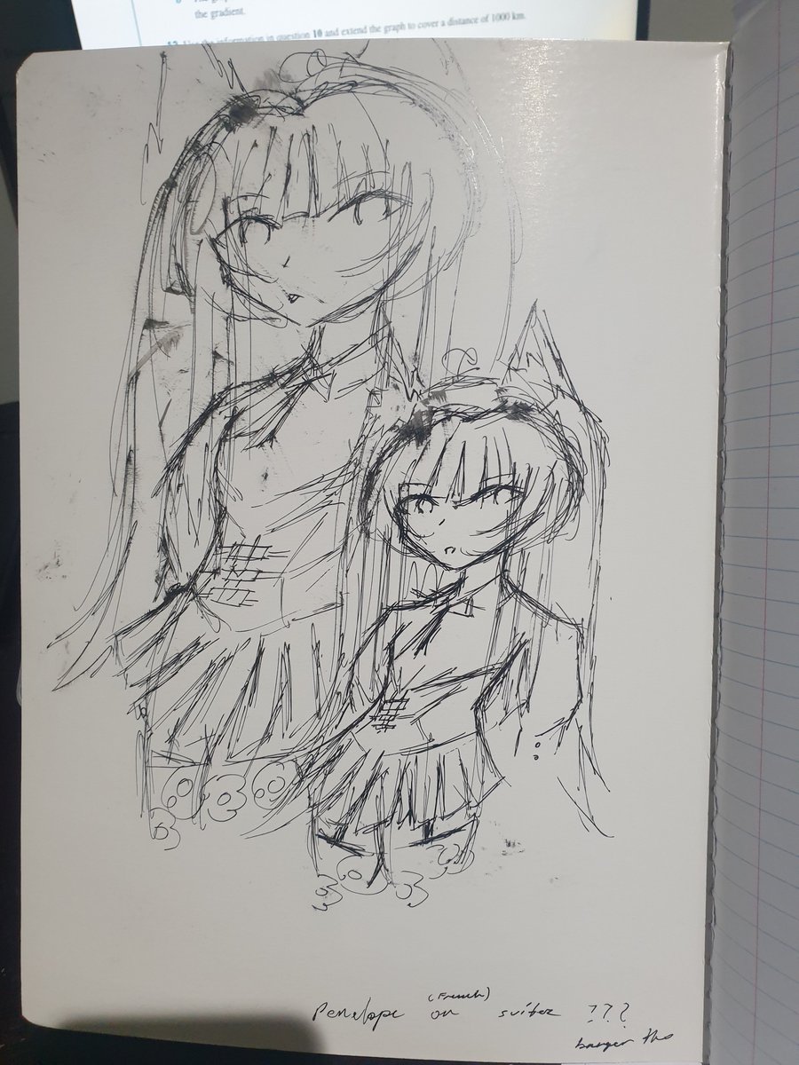 I have chronic draw on schoolbook cover syndrome