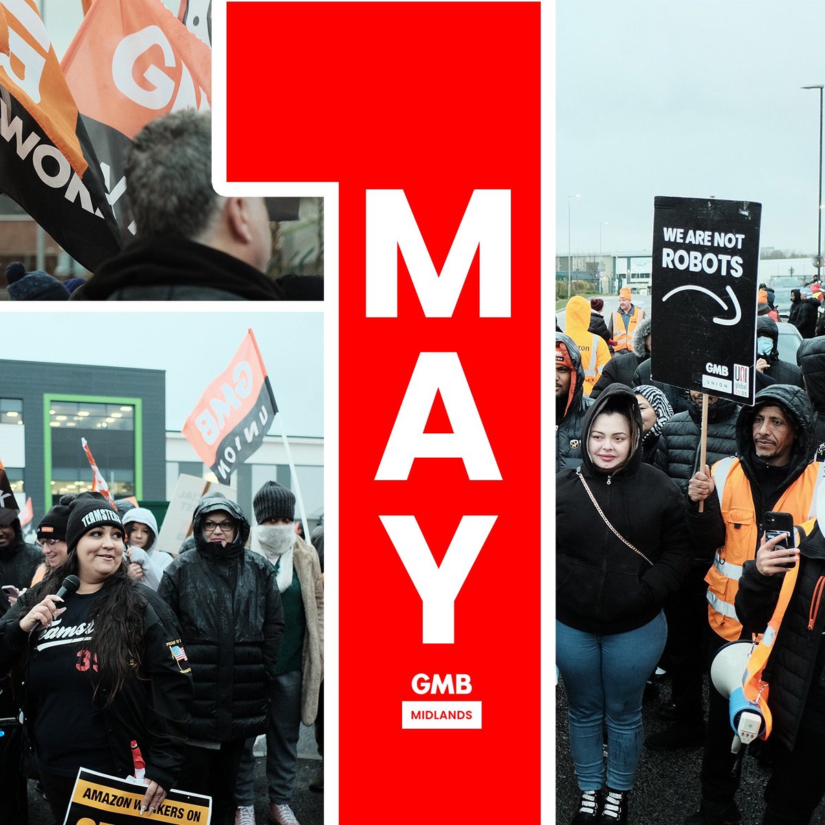 May day is the worker’s day 🌹 Organise your workplace in the GMB - gmb.org.uk/join