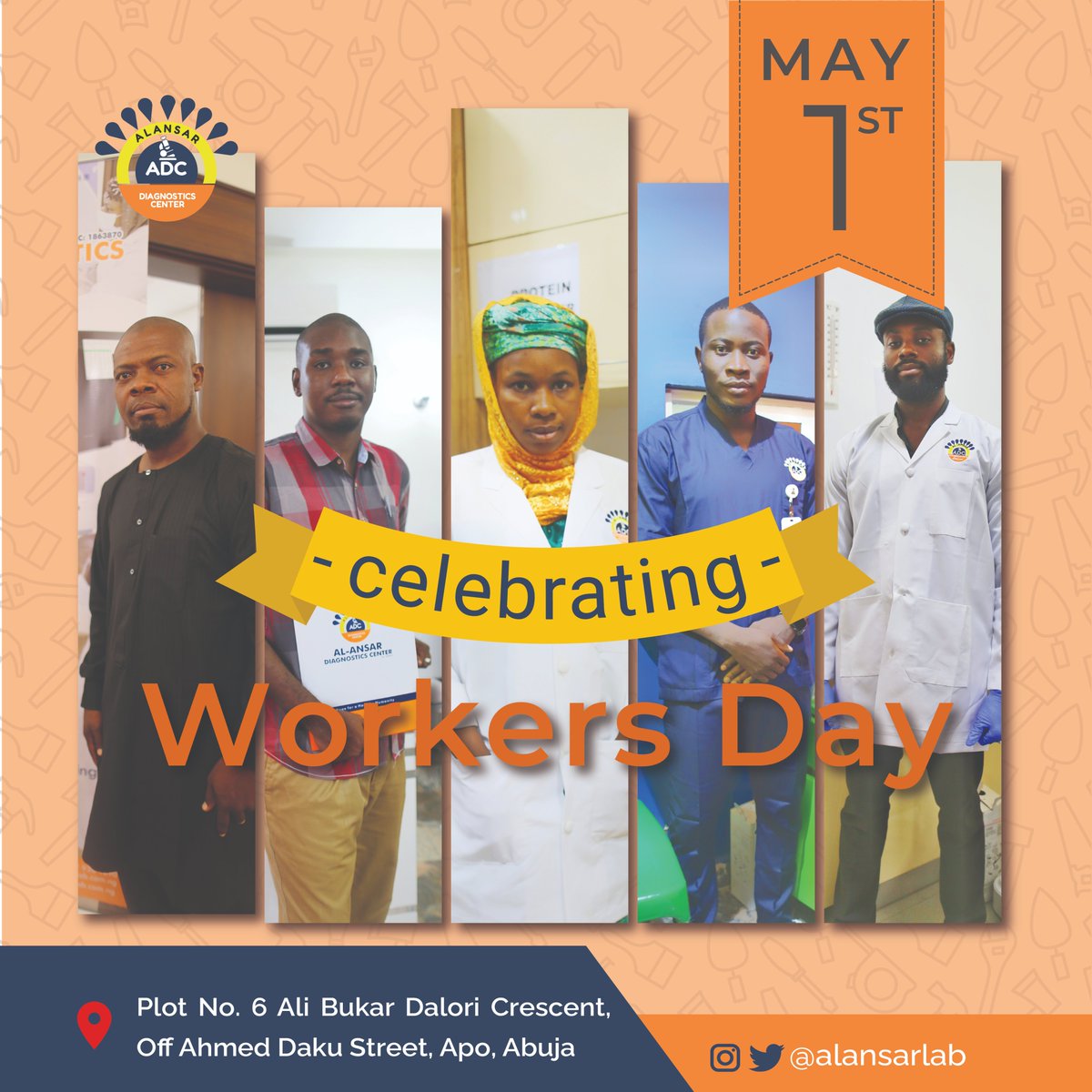 AlAnsarLab's tweet image. Happy #WorkersDay from the dedicated team at Al-Ansar Diagnostics Center! Today, we celebrate the hard work, dedication, and commitment of our incredible staff who play a vital role in delivering quality healthcare services every day. Thank you for all that you do!