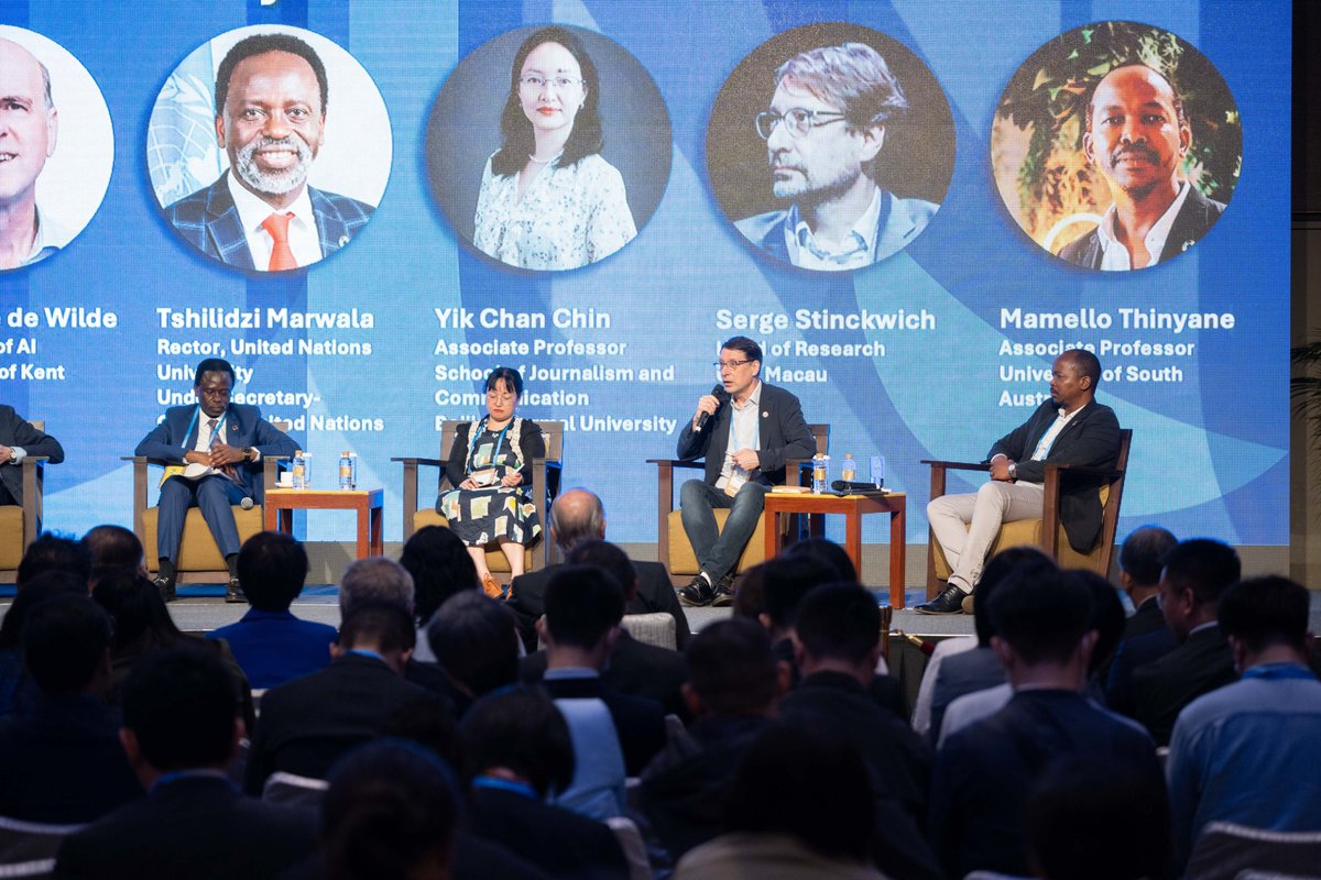 During @UNUMACAU #AIConference2024, I was part of the panel to launch the UNU Policy Guidelines on How to Use Synthetic Data to Train AI Models, developed by a group of international experts led by UNU Rector @tmarwala Read our recommendations: unu.edu/publication/re… #AI4Good