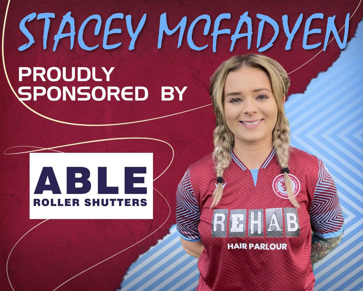 🗳️|⬇️ Vote NOW for Sundays <a href="/SWFChampionship/">Barclays Scottish Women's Championship</a> 2 goal hero &amp; Dryburgh POTM Stacey McFadyen 👏🏻

Stacey is proudly sponsored by Able Roller Shutters 🫶🏻