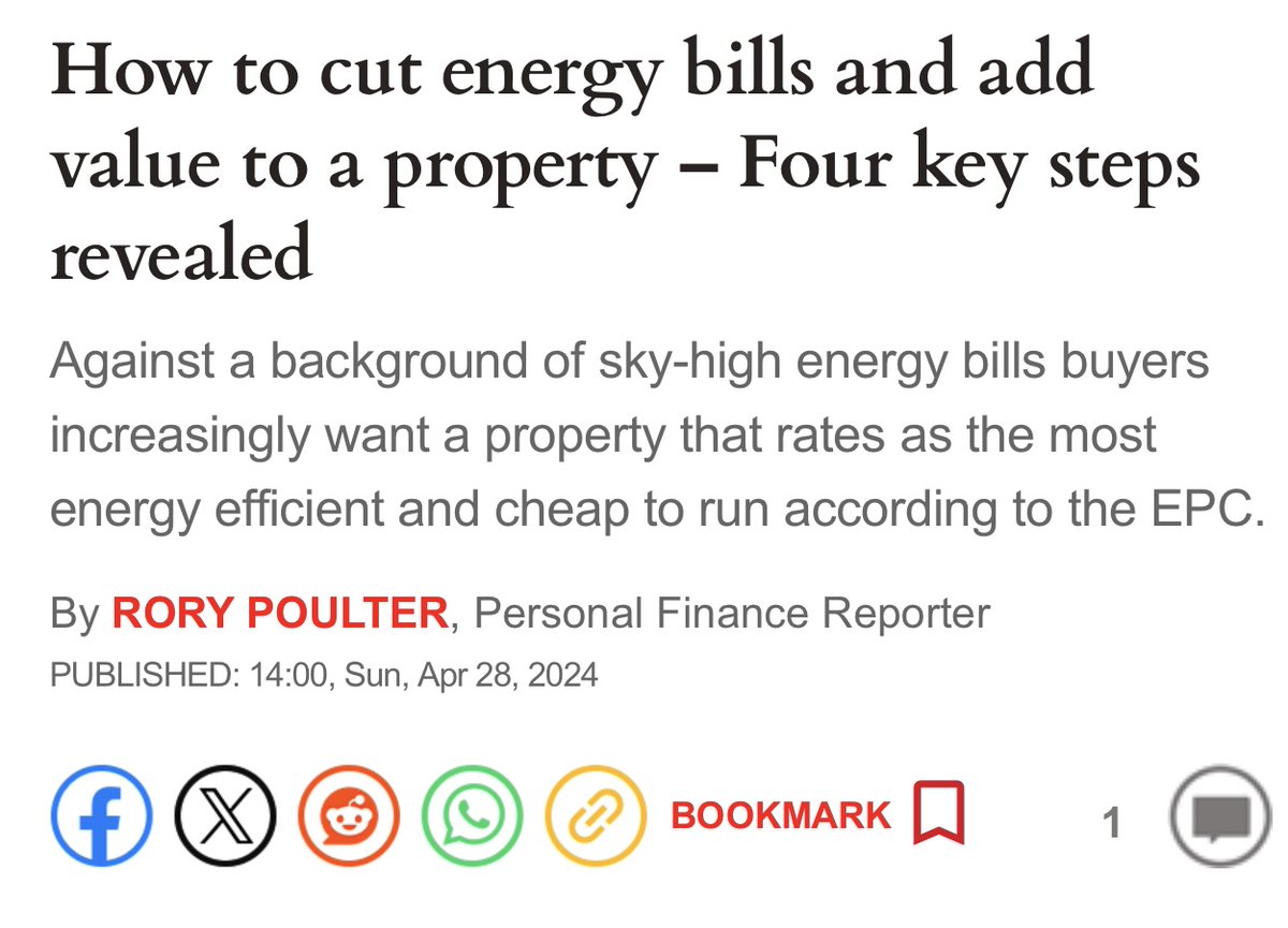 Some sound advice here but over ONE THIRD of UK households rent their homes. These people cannot simply replace their boilers or install insulation and they are paying the price for it 💷 We desperately need solutions to the energy crisis for ALL of us, not just homeowners.