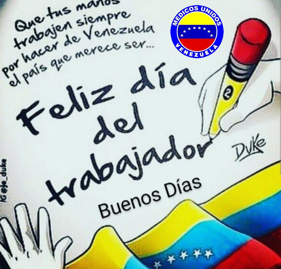 Desde MUV felicitamos a todos los trabajadores de Venezuela en el día Internacional del Trabajador. Mención especial a los que están en el Sector Público que cada día pagan por acudir a trabajar. Demostrando su hidalguía por todos los ciudadanos que acuden al Sector Público.