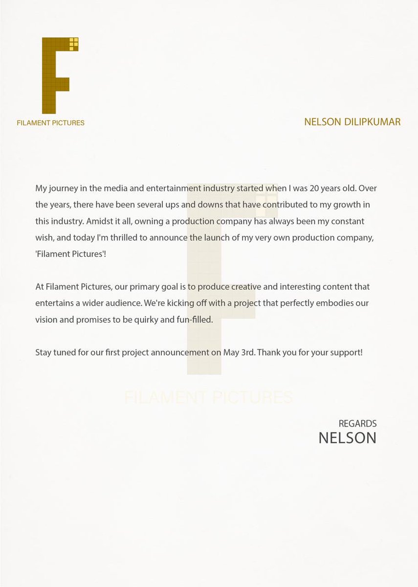 Ace hit director #NELSON forays into film production with launch of his #FilamentPictures 👇