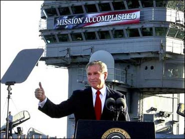 The Mission Accomplished speech is old enough to drink today.

May 1, 2003, George W. Bush declared that 'Major combat operations in Iraq have ended.' He added, 'The war on terror is not over; yet it is not endless.'

It may not be endless, but it's 22. georgewbush-whitehouse.archives.gov/news/releases/…