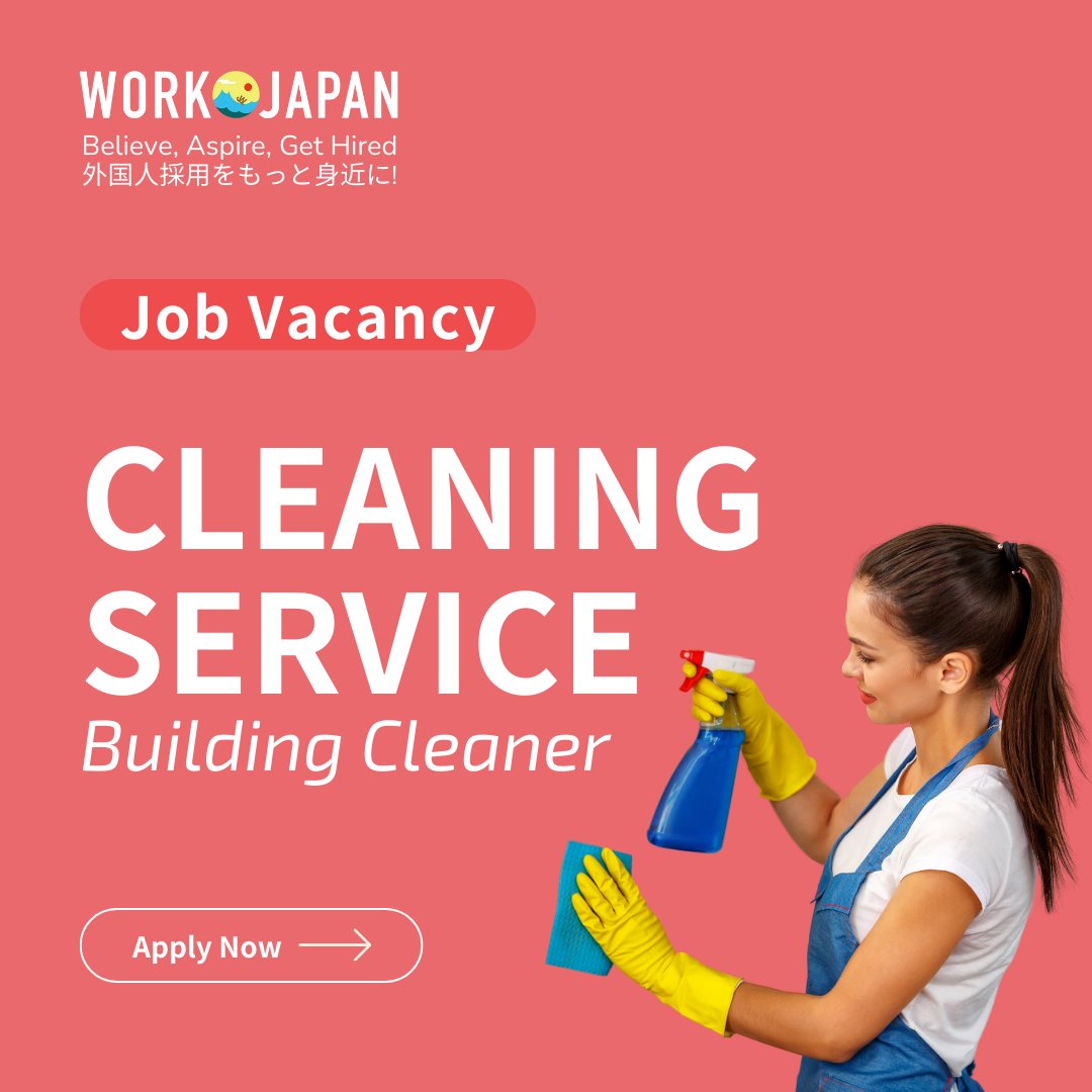 💸 Earn ¥1,250/hour Mitsukoshimae Sta. (Tokyo) 💸
workjapan.jp/jobs/cleaning-…
✅ Foreigner working
✨ No Nihongo/Experience needed
🚕 Paid transport
🍊 Student visa preferred
💸 Advance salary
#japanjobs #workjapan #workinjapan #jobalert #careers