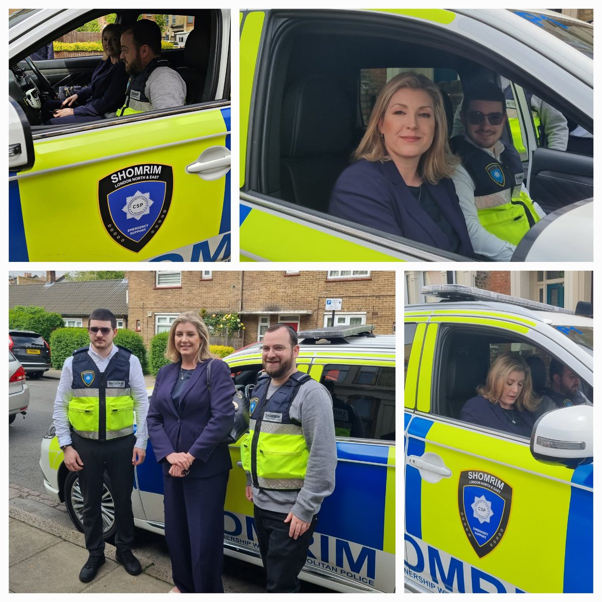 🌟 Shomrim were proud to host The Lord President of the Privy Council & Leader of The House of Commons Penny Mordaunt. 🤝 The Rt Hon @PennyMordaunt met frontline @Shomrim volunteers and was highly impressed with the work we do to keep all communities safe. 🚨 We also discussed