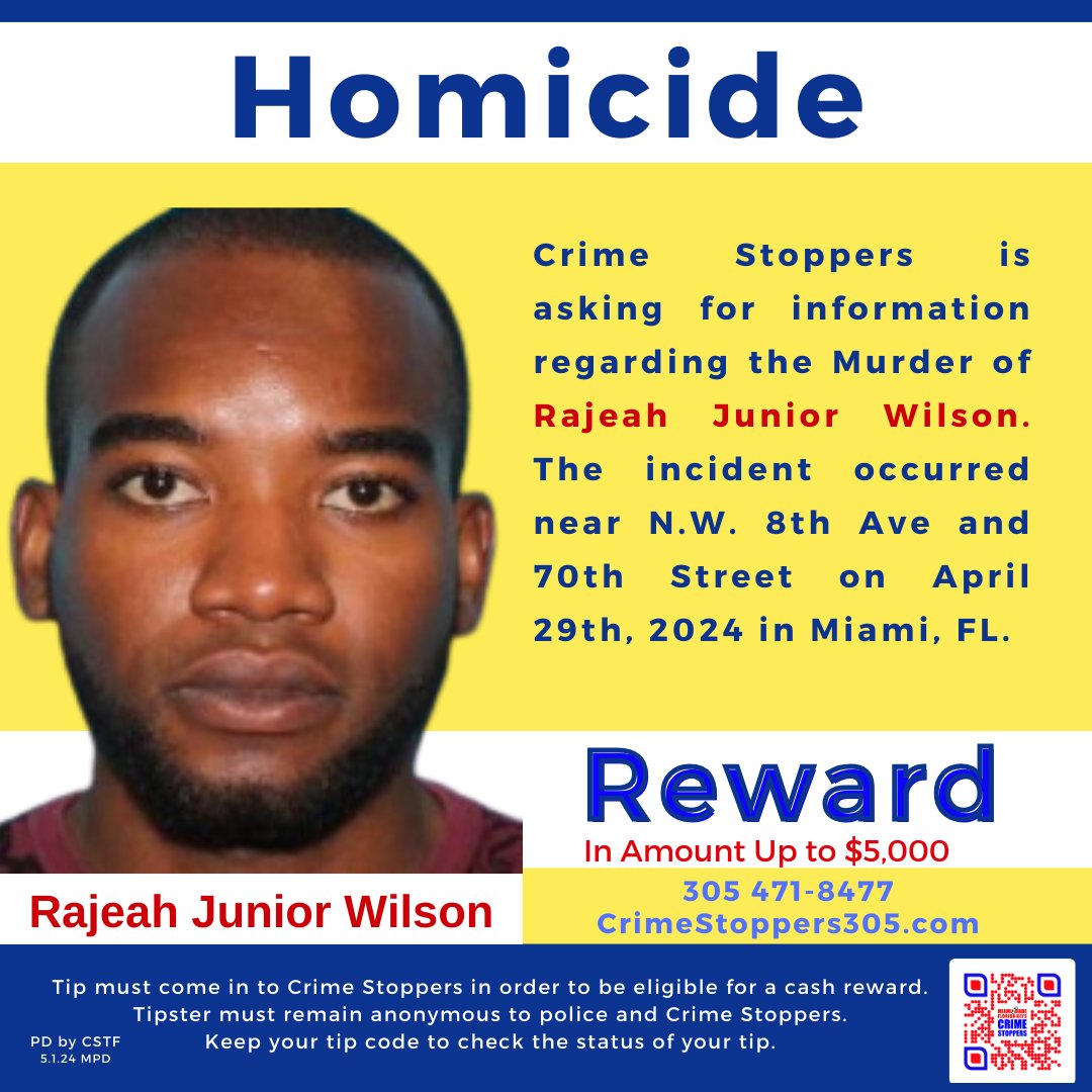 #Homicide #RajeahJuniorWilson