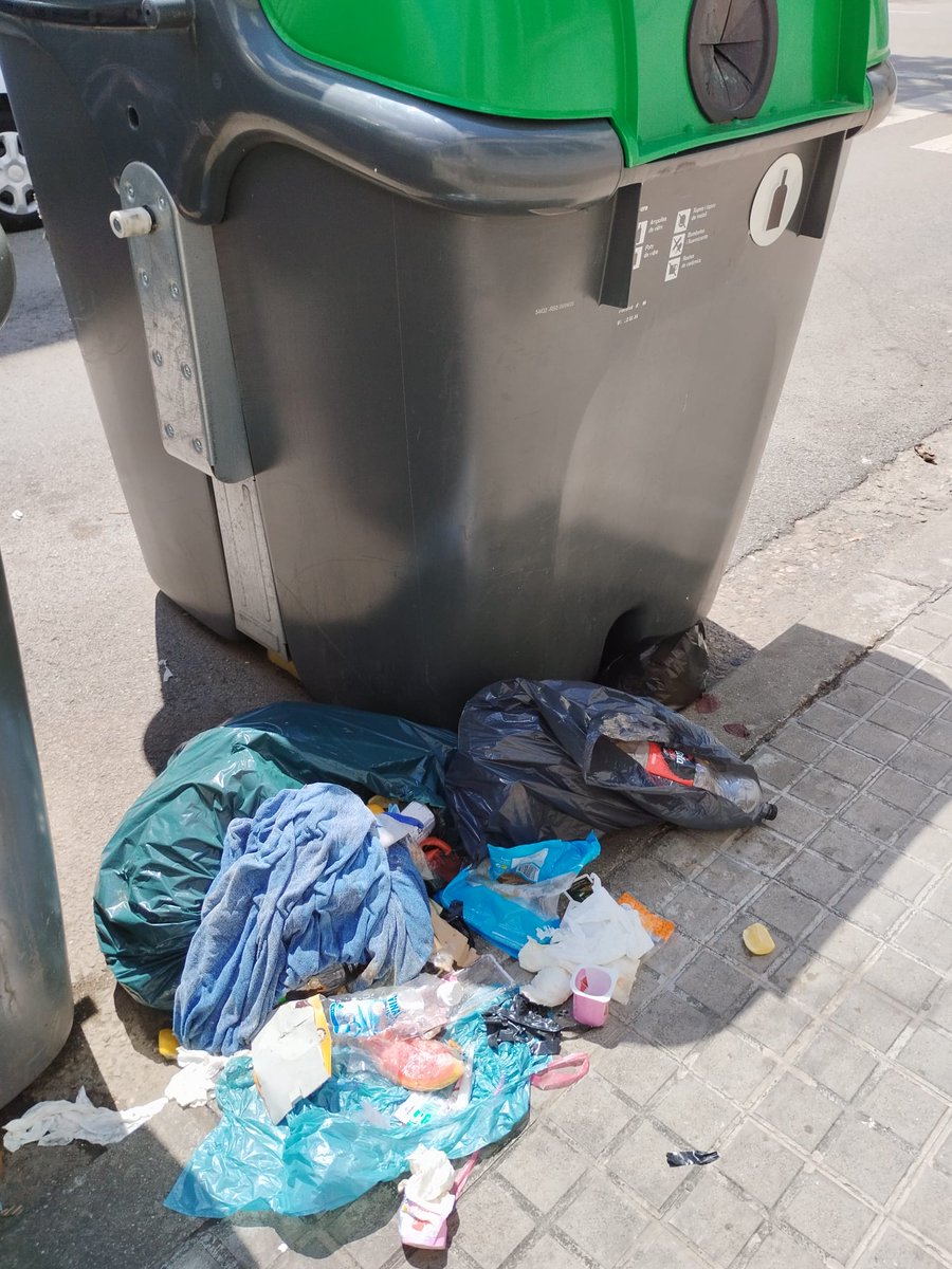 📢Després de 2 dies, VEÏNS de la zona han netejat aquesta brossa llençada incívicament. Fem una crida al CIVISME per activa i passiva del veïnat, i a la responsabilitat de l'<a href="/Aj_Sabadell/">Ajuntament Sabadell</a> contra la brutícia i la proliferació de plagues al barri.