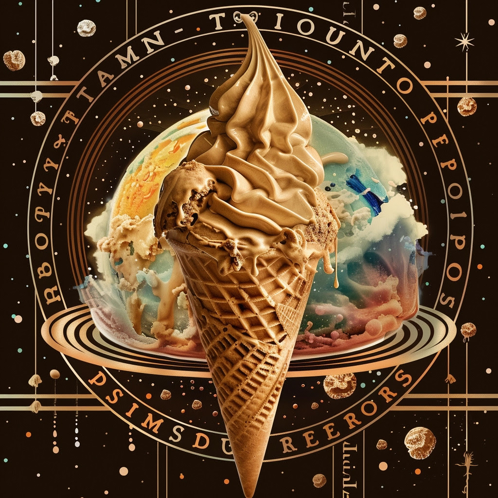 A.I. ICE CREAM? Check out some of the madcap flavors from the Libraries' recent A.I.ce Cream pop-up event! Your mouth will be watering for taco, volcano, ocean, trans-dimensional toffee, mushroom honey, and crystal palace flavors. What's your favorite?