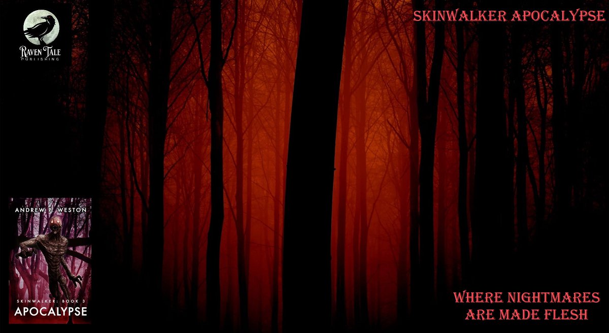 #Skinwalker ▲
Apocalypse
A nightmare made flesh
andrewpweston.blogspot.com
raventalepublishing.com

#book #readercommunity #recommended #horror #skinwalker #readandreview 

amazon.com/dp/B0C4BZ2J9V