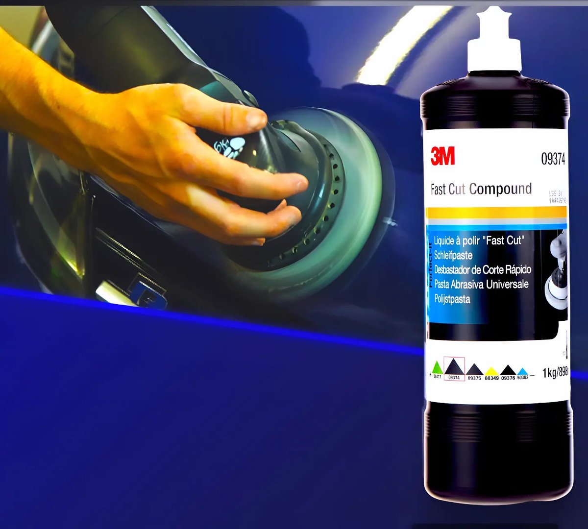 🚗✨ Elevate your car detailing game with the 3M Polish Fast Cut Compound 09374 1kg! 💫 #CarDetailing #AutoCare #3MProducts #FastCutCompound #CarCare #AutoDetailing #CarLovers #ProfessionalDetailing #UAEAutos #AutoDetailingSupplies #CarCareProducts #3MPolish #TopNotchQuality