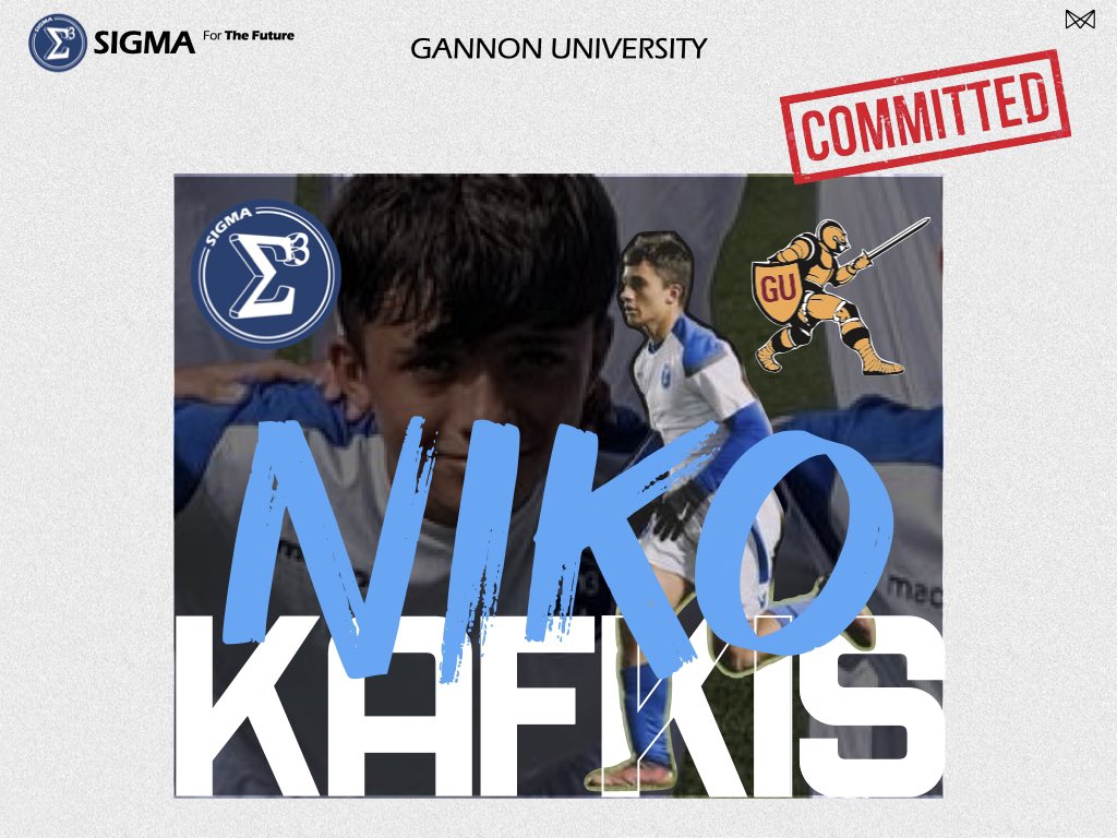 Congratulations to Niko Kafkis on his commitment to @GannonMSoccer 

Niko we wish you the best of luck in the fall and congratulations to you and your family! 

#ForTheFuture