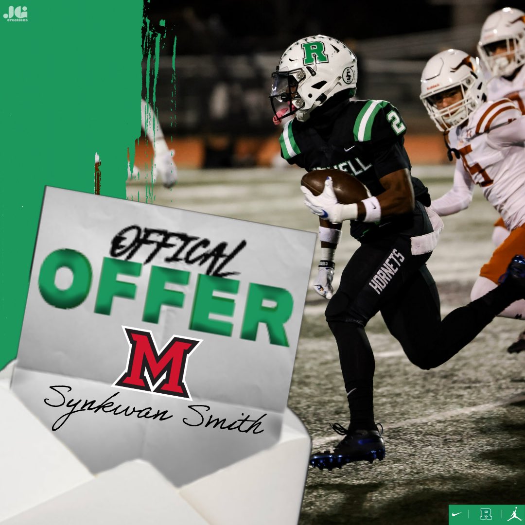 Congratulations to Synkwan Smith ( @bopcity21 ) on receiving another offer from @MiamiOHFootball. #WeR #RecruitTheWell #TEAM75