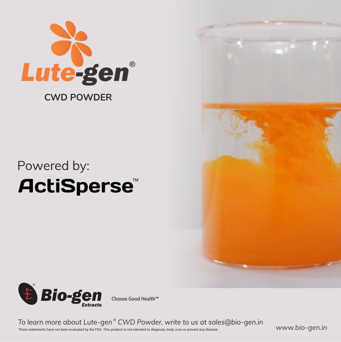 Lute-gen® - our award-winning ingredient for vibrant wellness!

Visit us at Stand E34 from 14th to 16th May at Vitafoods Europe 2024, to help your consumers Choose Good Health™ with Lute-gen®.

Write to sales@bio-gen.in for an appointment!
 
#biogenextracts #VitafoodsEurope