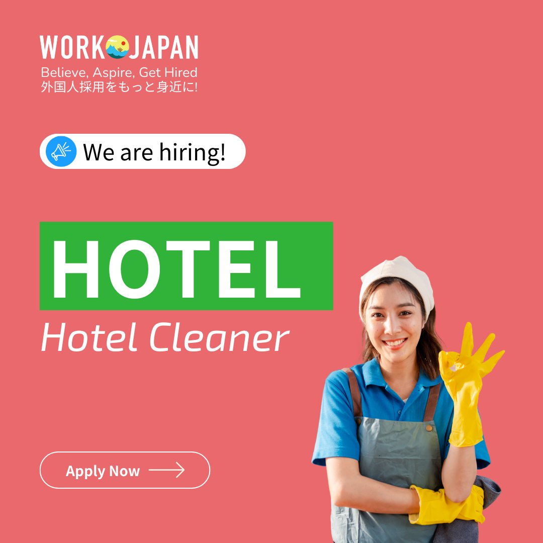 💸 Earn ¥1,350/hour Akasaka Sta. (Tokyo) 💸
workjapan.jp/jobs/hotel-hot…
✅ Foreigner working
⚡ No CV/Nihongo/Experience OK
🍊 Student visa preferred
🌸 Pay raise
💸 Advance Salary
#japanjobs #workjapan #workinjapan #jobalert #careers