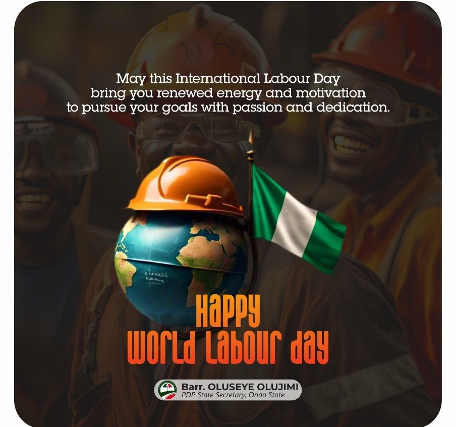 Celebrating the dedication, resilience, and hard work of Nigeria's workforce. Happy Workers' Day to all! DiGiTaL sEcReTaRy.