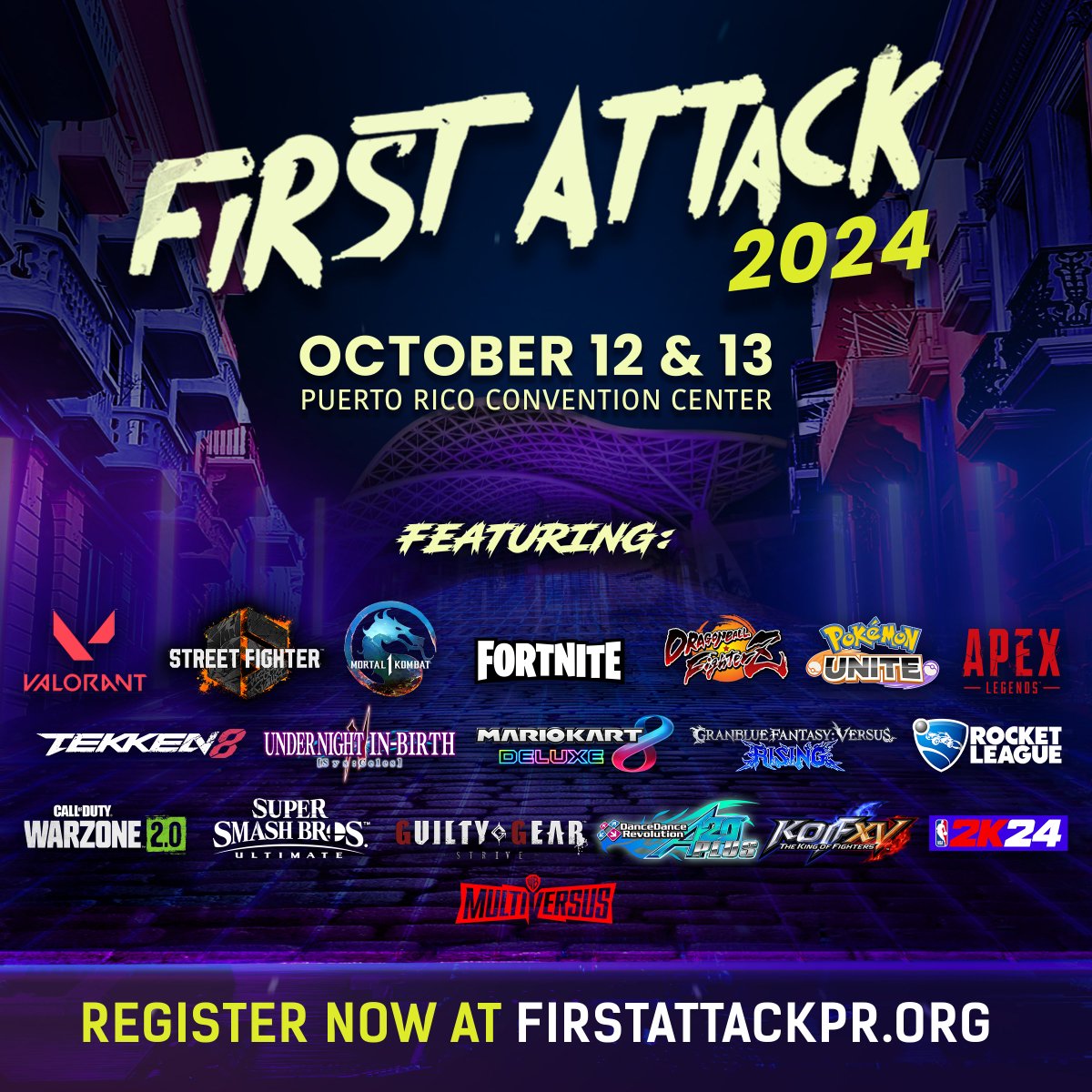 Registrations just went live and with a NEW Line-up. This year #FA2024 is bigger than ever! Register today for your favorite games and take home the gold. Register at: firstattackpr.org