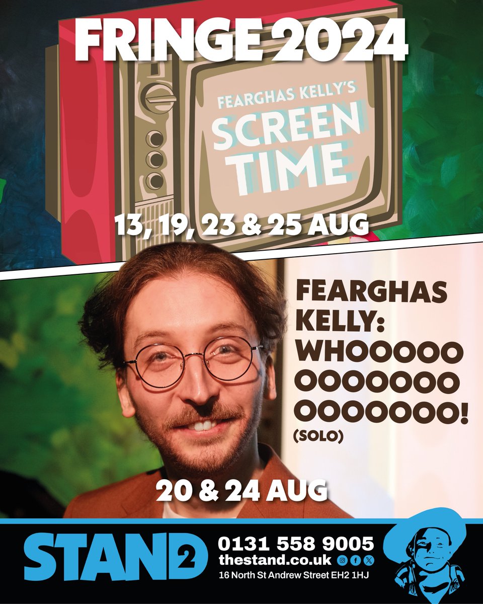 ✨ FRINGE NEWS ✨ Can't quite believe I'm typing these words but this @edfringe you can catch me at @StandComedyClub! An absolute dream come true! 📺 SCREEN TIME thestand.co.uk/fringe/2135/fe… 😮 WHOOOOOOOO! thestand.co.uk/fringe/2127/fe… Tickets on sale now! RTs really appreciated! Thank!