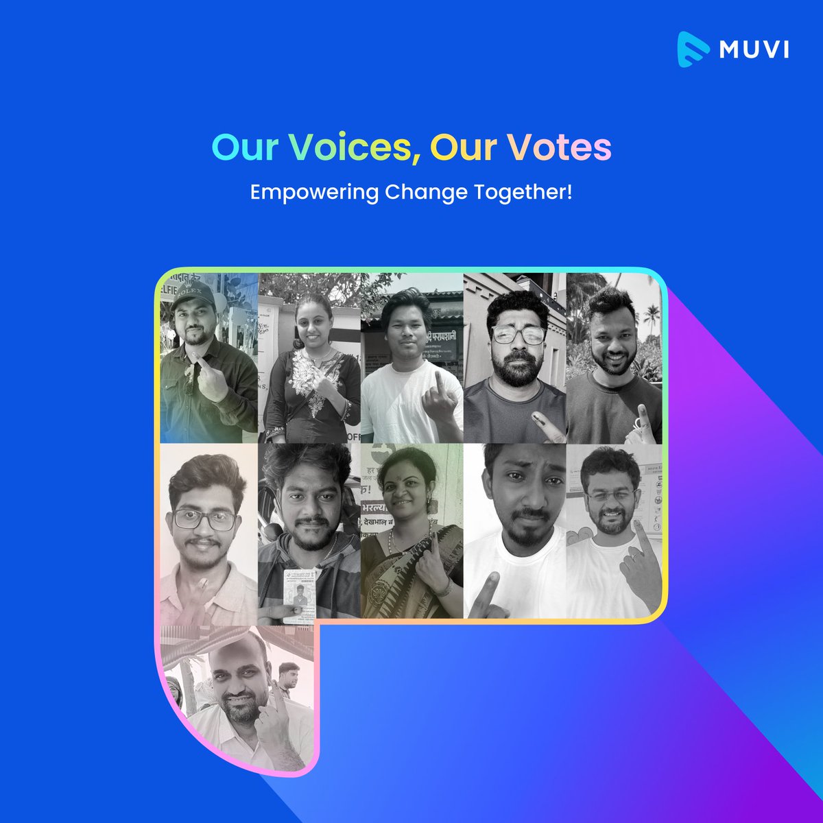 Proud to see our Muvi.com family exercising their democratic rights! 🗳️ Here's to our team members who took the time to cast their votes and make their voices heard. #votingmatters #LifeatMuvi #votingday #VotingRights #VotingRightsAct #workculture #officeculture
