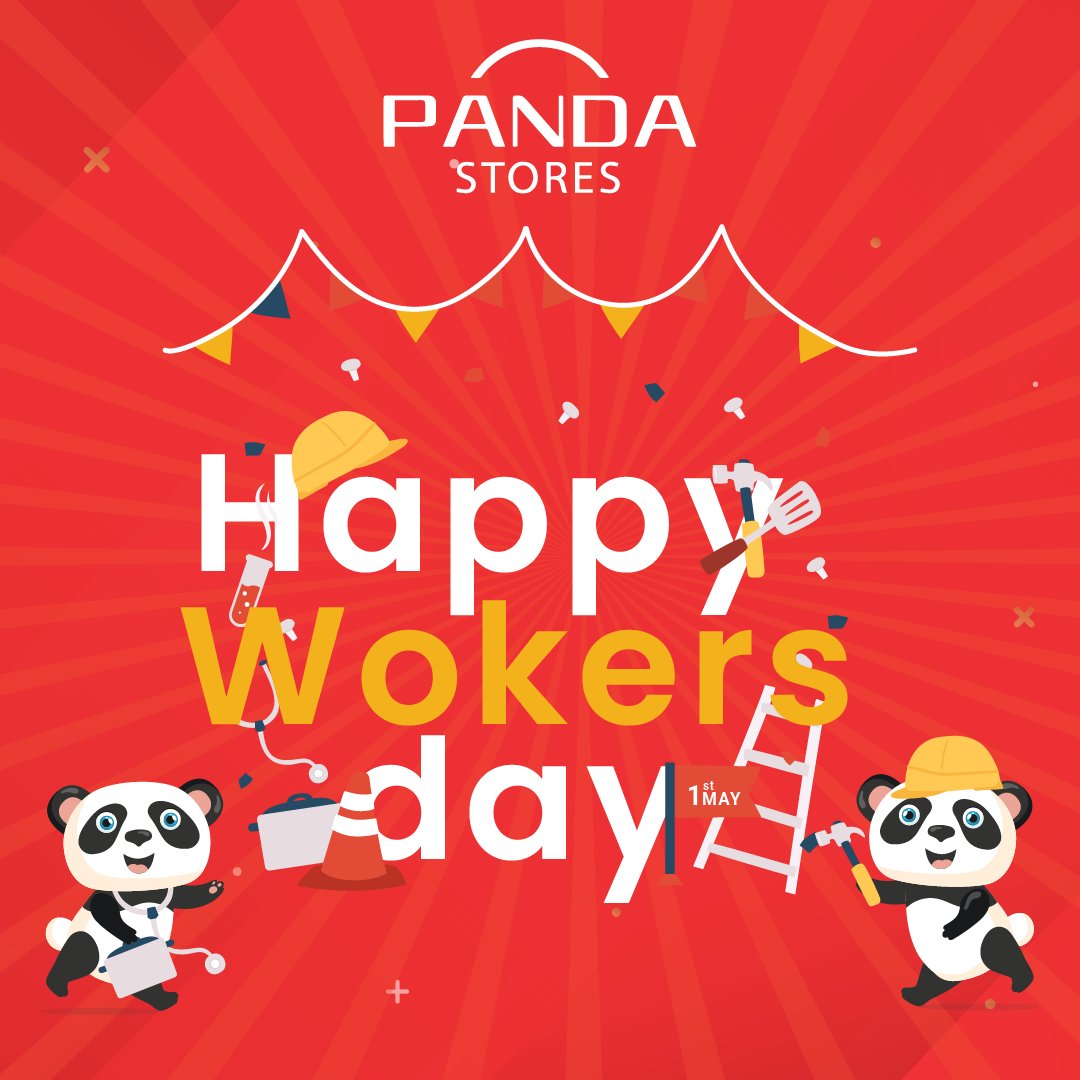Celebrating the hard work that drives progress. Happy Workers Day! 📷 #Pandastores #Workersday2024