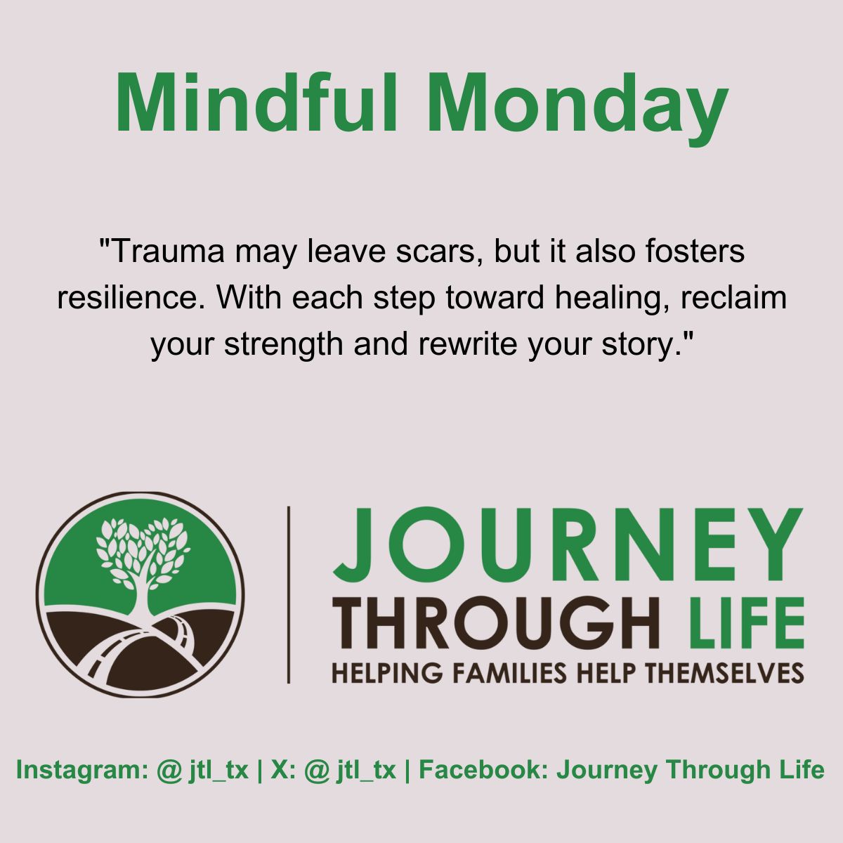 💫✨ #MindfulMonday: Trauma isn't the end; it's part of your journey. Embrace healing, reclaim your strength, and rewrite your story. You're stronger than scars! #Mindfulness #Resilience #Healing #Mentalhealthmatters