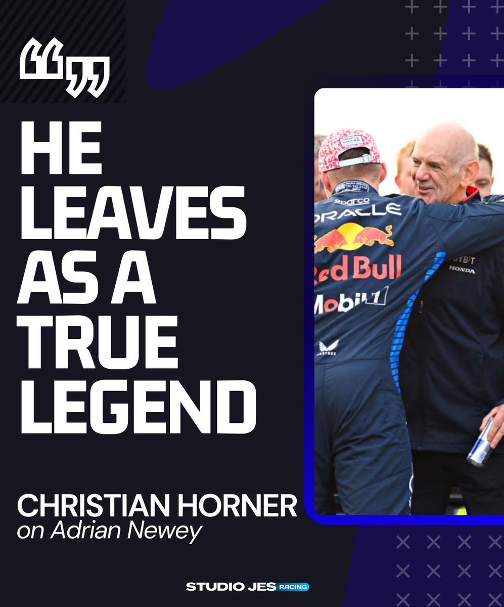 'He leaves as a true legend'

Red Bull Team Principal Christian Horner pays homage to Adrian's Newey's achievements during his tenure at the 6-time constructors' champions.

#F1 #Formula1 #ChristianHorner #AdrianNewey @redbullracing