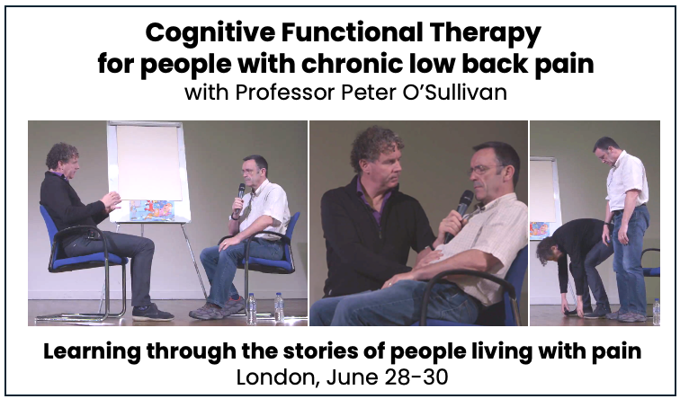 Cognitive Functional Therapy Person-centred care for people with chronic low back •Developed in the clinic •Informed by people living with pain •Supported by scientific evidence 3 day clinical workshop jamesdavisphysio.co.uk/pos-2024/