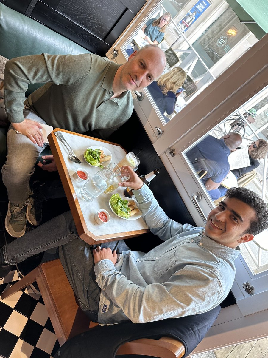Robert Rooderkerk (@rprooderkerk) on Twitter photo Great timing. Receiving a conditional acceptance yesterday and being able to meet up with one of the co-authors <a href="/svafainia88/">Saeid Vafainia</a> for a celebratory lunch today because I happen to be in the wonderful town he calls home (ici c’est Paris). Pas mal, pas mal du tout Great timing. Receiving a conditional acceptance yesterday and being able to meet up with one of the co-authors <a href="/svafainia88/">Saeid Vafainia</a> for a celebratory lunch today because I happen to be in the wonderful town he calls home (ici c’est Paris). Pas mal, pas mal du tout