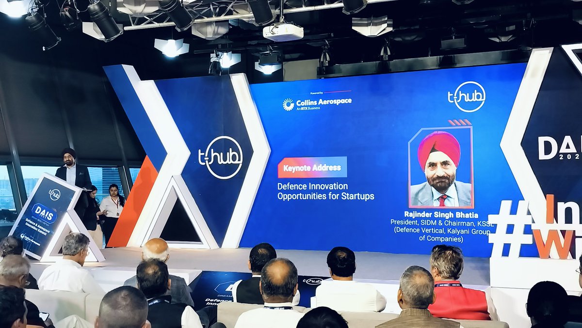 'Innovation is the gradual development of what is happening, but what truly matters is breakthrough technology—that's what we call disruption.'
Rajinder Singh Bhatia, President, SIDM & Chairman KSSL.

#DAIS2024 #THub #InnovationEcosystem