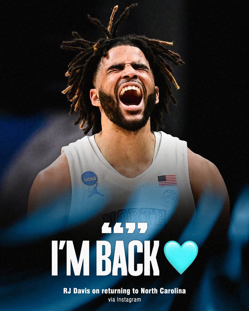 The reigning men's ACC Player of the Year is returning to North Carolina for another season, he announced on Instagram 👏