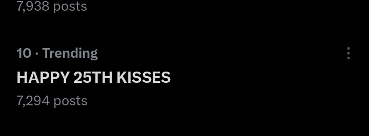 Top Ten Trending :) HAPPY 25TH KISSES miss ka na namin

@KissesDelavin
Kisses Delavin

#KissesDelavin
#Kissables