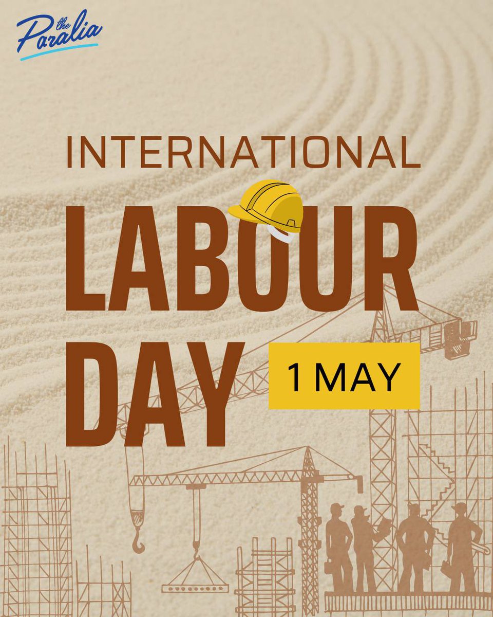 We celebrate every worker’s valuable contribution to Ghana's growth and development! 

Special shouts to the entire @theparalia team at

Wishing you a very blessed May Day!

#theparalia #internationalworkersday #labourday #workersday #holiday #work